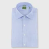 Slim-Fit Spread Collar Dress Shirt In Blue End-On-End -Garbiera Sales Store S23659 1