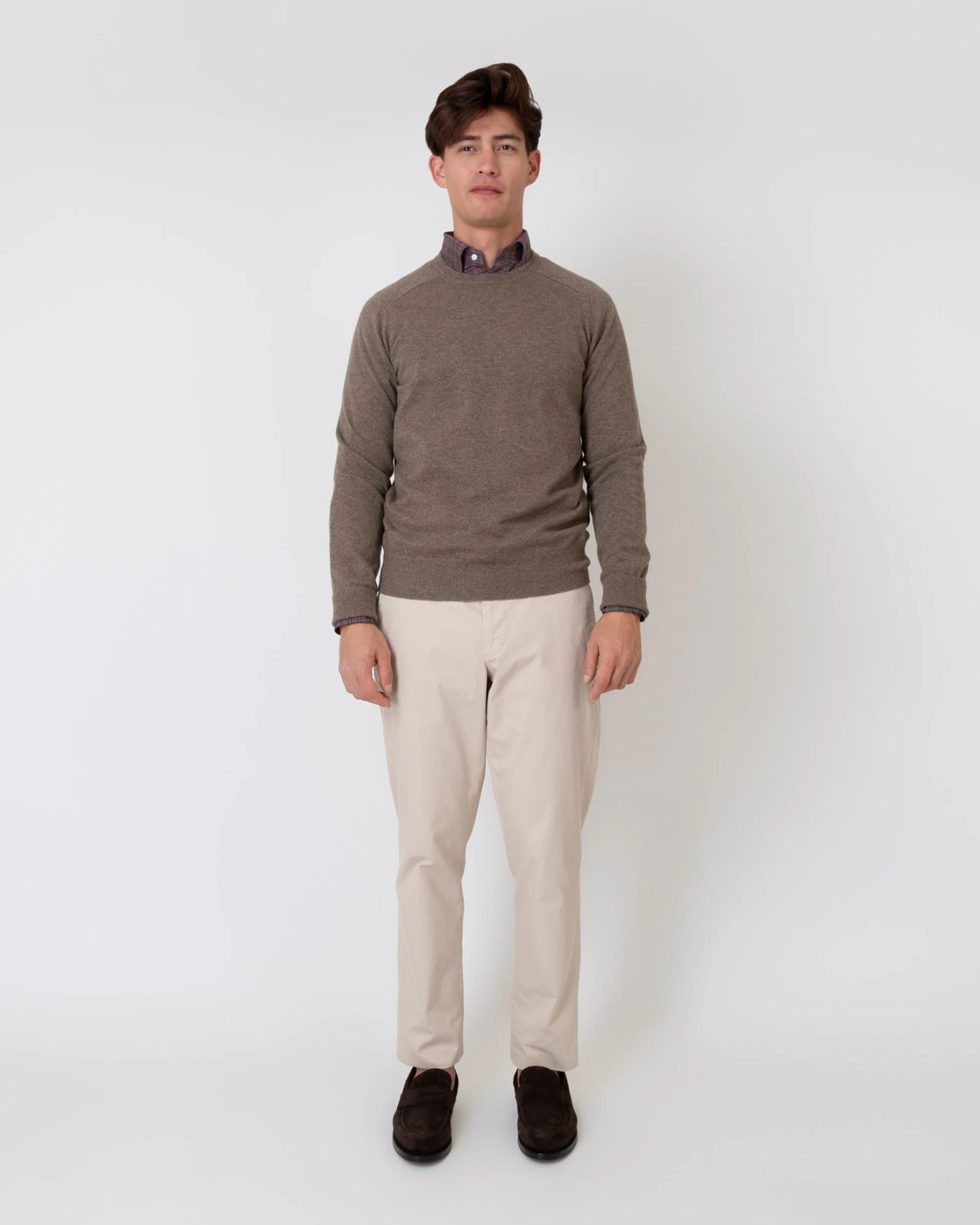 Garment-Dyed Sport Trouser In Stone Lightweight Twill 4 Garment-Dyed Sport Trouser In Stone Lightweight Twill - Image 2