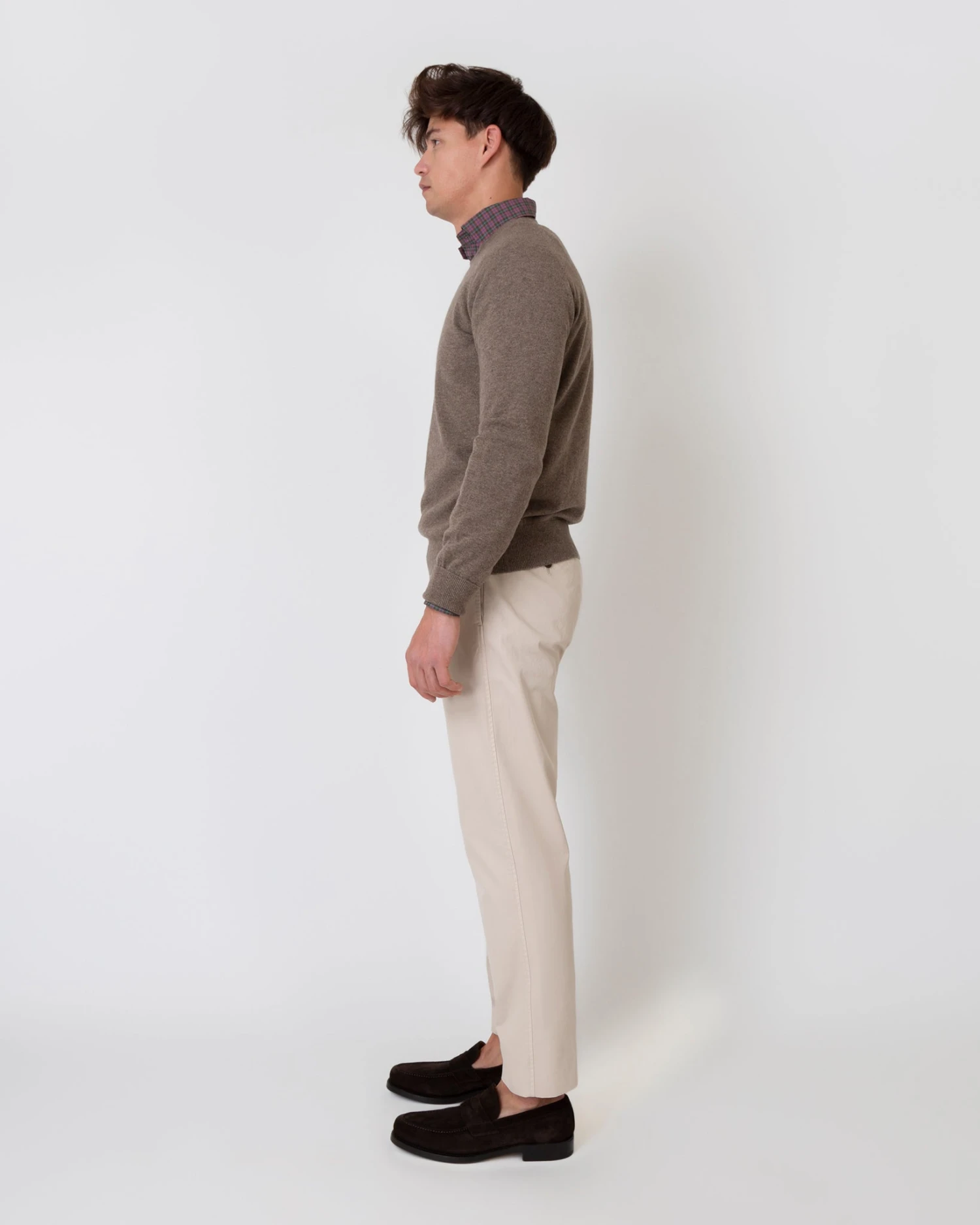 Garment-Dyed Sport Trouser In Stone Lightweight Twill 6 Garment-Dyed Sport Trouser In Stone Lightweight Twill - Image 4