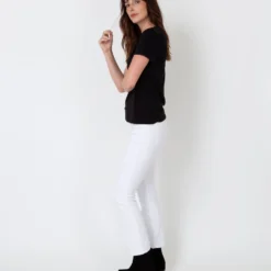 Short-Sleeved Deep-V Tee In Black Pima Cotton 10 Short-Sleeved Deep-V Tee In Black Pima Cotton -Garbiera Sales Store S31942 4