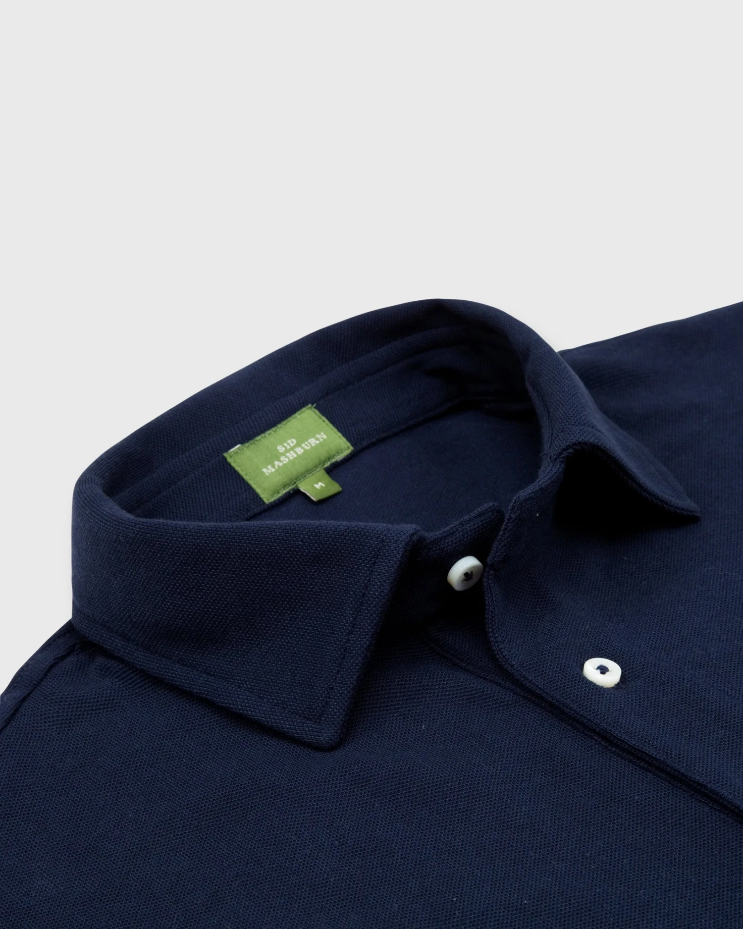 Short-Sleeved Polo In Navy Pima Pique 10 Short-Sleeved Polo In Navy Pima Pique - Image 8