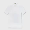 Short-Sleeved Polo In White Pima Pique 1 Short-Sleeved Polo In White Pima Pique -Garbiera Sales Store S33504 1
