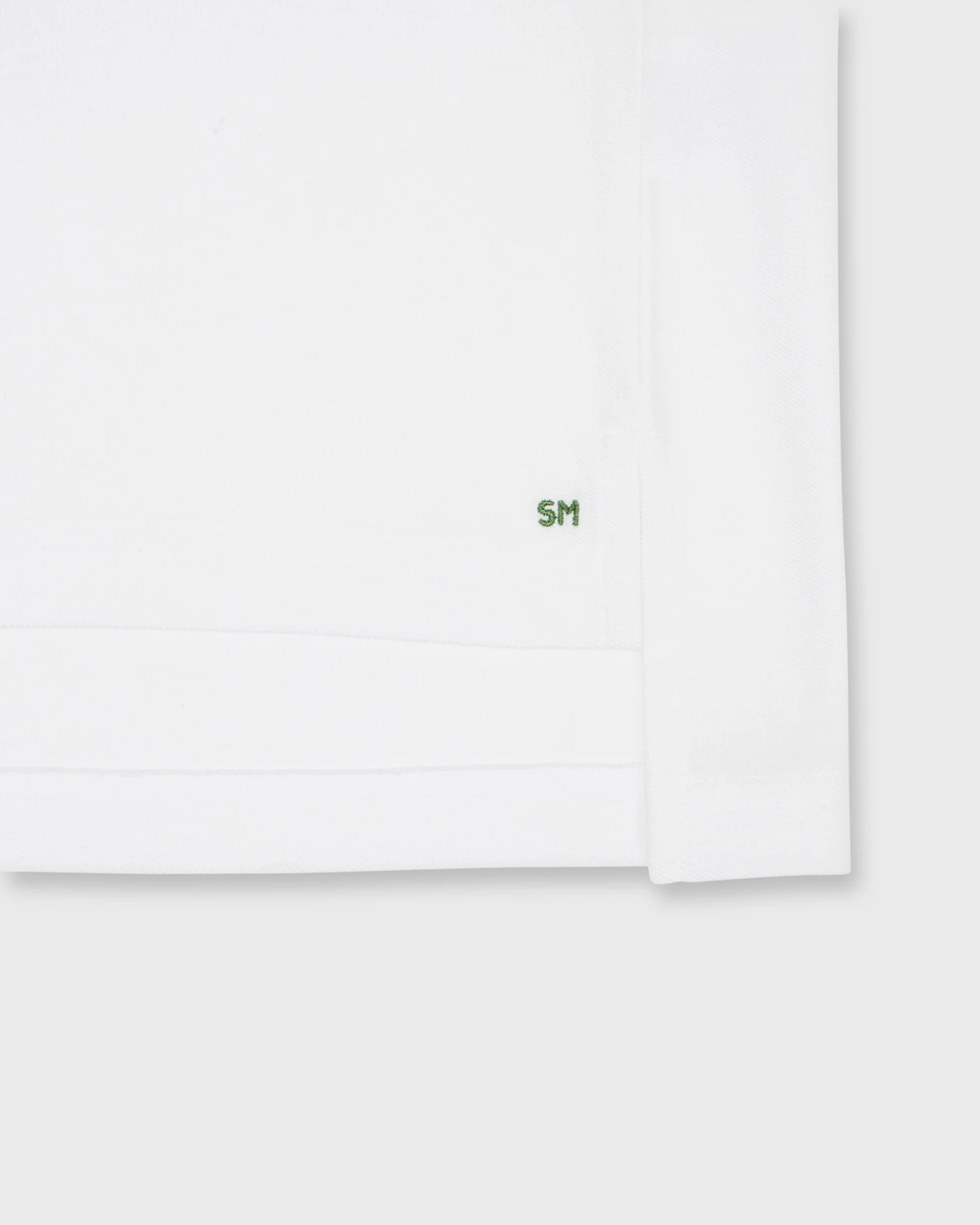 Short-Sleeved Polo In White Pima Pique 12 Short-Sleeved Polo In White Pima Pique - Image 10