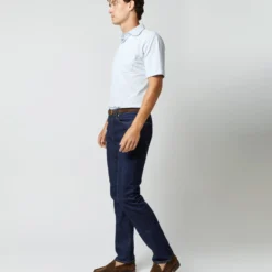 Short-Sleeved Polo In Pale Blue Pima Pique -Garbiera Sales Store S33505 313