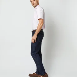 Short-Sleeved Polo In Pale Pink Pima Pique -Garbiera Sales Store S33507 1278