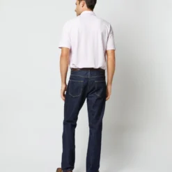 Short-Sleeved Polo In Pale Pink Pima Pique -Garbiera Sales Store S33507 1291