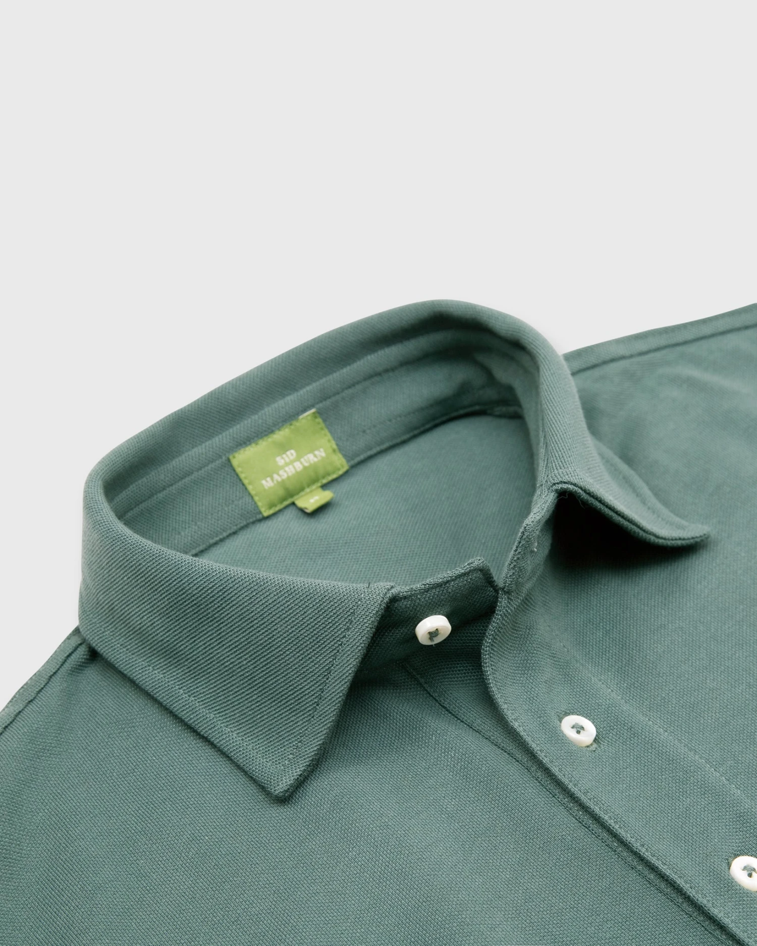 Short-Sleeved Polo In Dark Spruce Pima Pique 10 Short-Sleeved Polo In Dark Spruce Pima Pique - Image 8