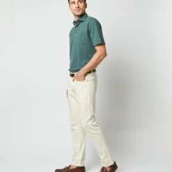 Short-Sleeved Polo In Dark Spruce Pima Pique 13 Short-Sleeved Polo In Dark Spruce Pima Pique -Garbiera Sales Store S54070 399