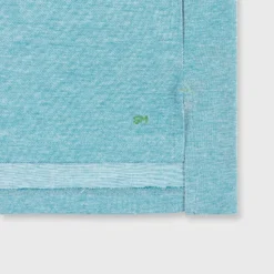 Short-Sleeved Polo In Spruce Oxford Pique 7 Short-Sleeved Polo In Spruce Oxford Pique -Garbiera Sales Store S54999 3