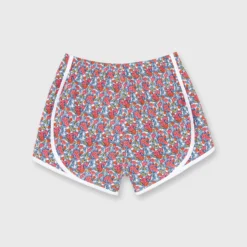 Track Short In Blue/Pink Multi Anthology Liberty Fabric