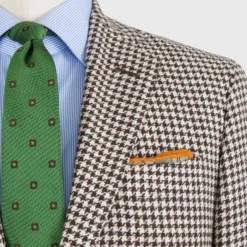 Virgil No. 2 Jacket In Chocolate/Bone Houndstooth 6 Virgil No. 2 Jacket In Chocolate/Bone Houndstooth -Garbiera Sales Store S56892 3
