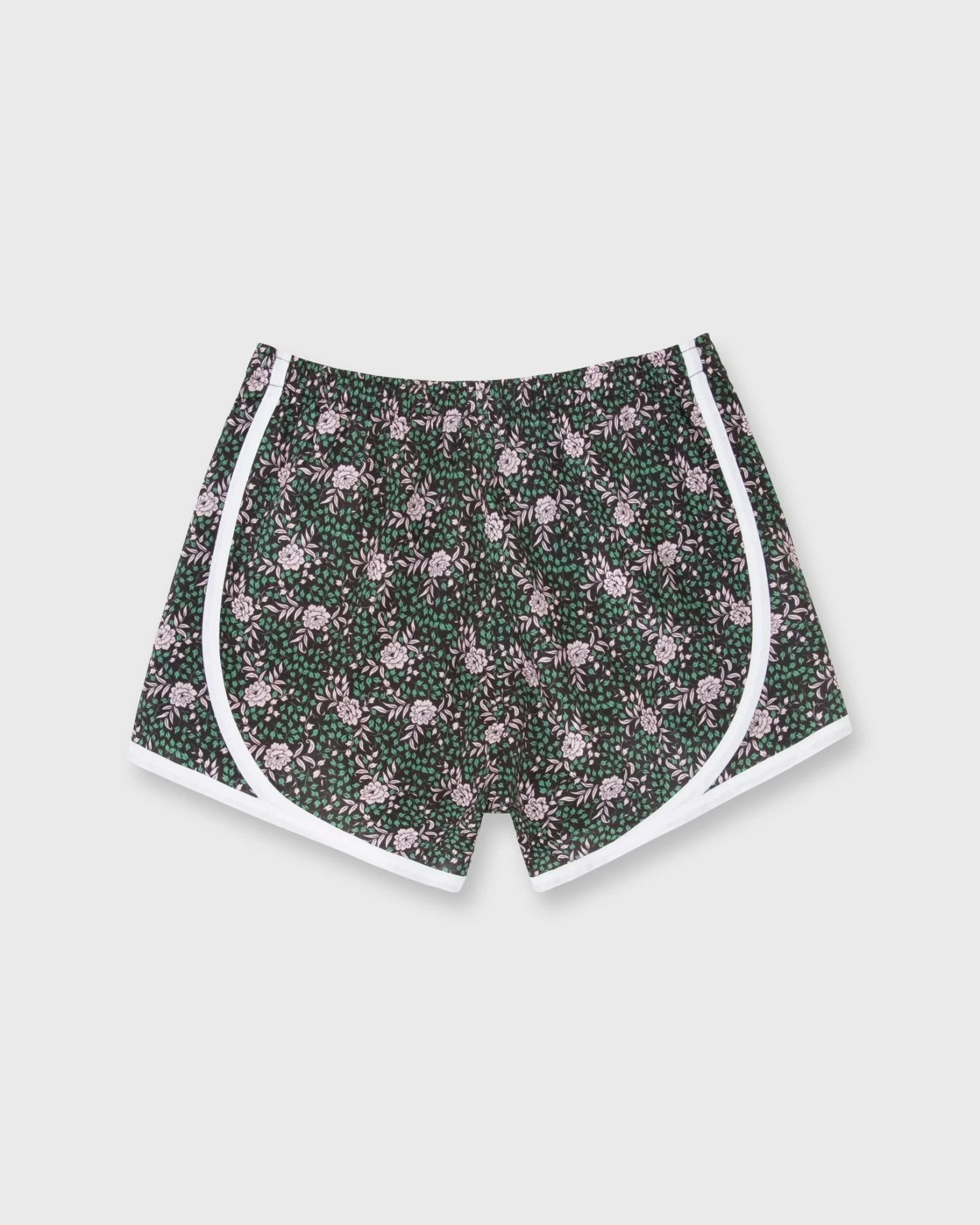 Track Short In Green/Pink Franklyn Liberty Fabric 3 Track Short In Green/Pink Franklyn Liberty Fabric