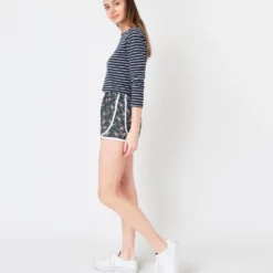 Track Short In Green/Pink Franklyn Liberty Fabric 10 Track Short In Green/Pink Franklyn Liberty Fabric -Garbiera Sales Store S57369 3