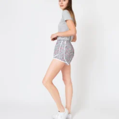 Track Short In Cyan Godinton Garden Liberty Fabric -Garbiera Sales Store S57370 3