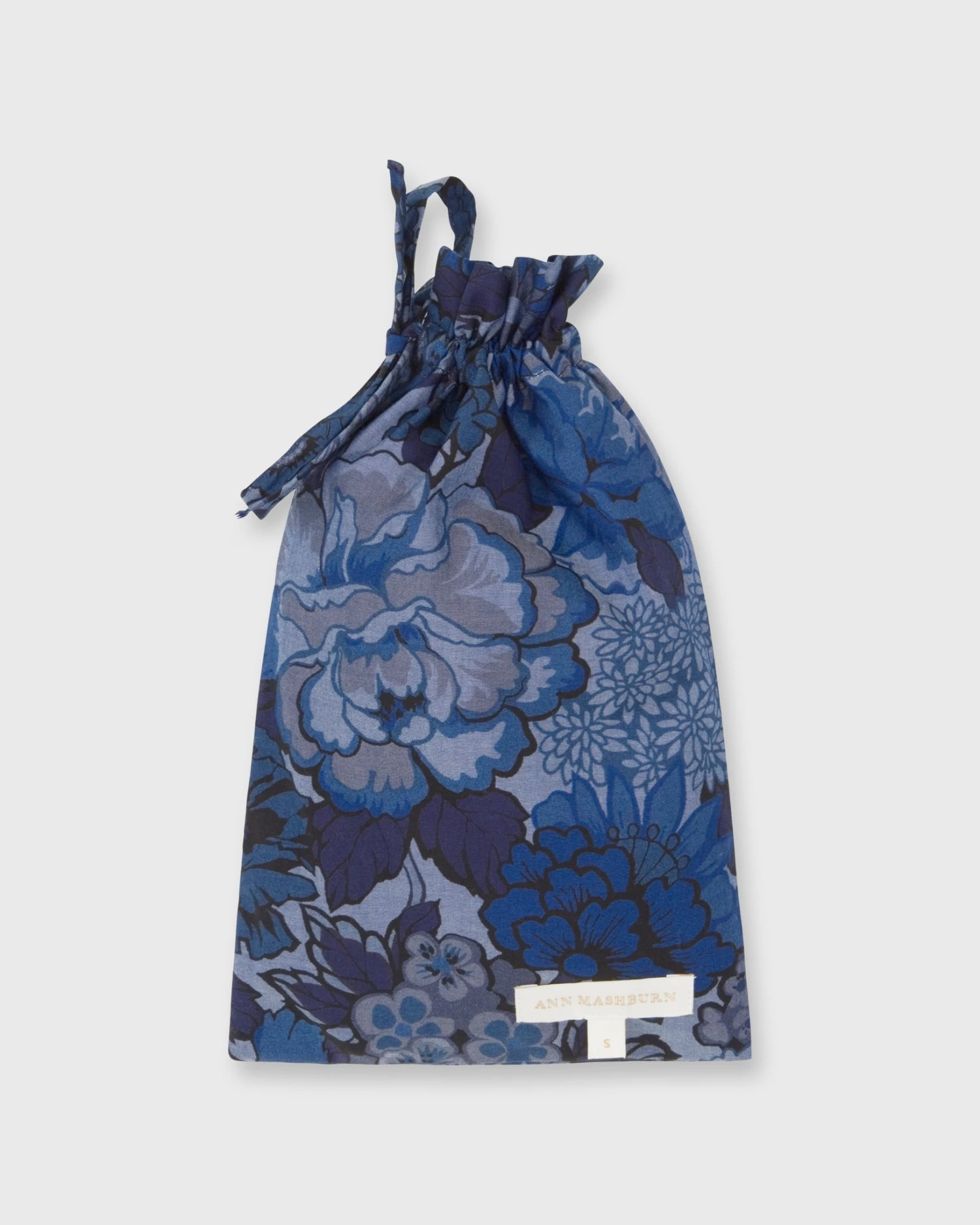 Track Short In Blue Regal Peony Liberty Fabric 6 Track Short In Blue Regal Peony Liberty Fabric - Image 5