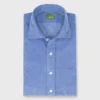 Spread Collar Sport Shirt In Periwinkle Corduroy -Garbiera Sales Store S57676 1