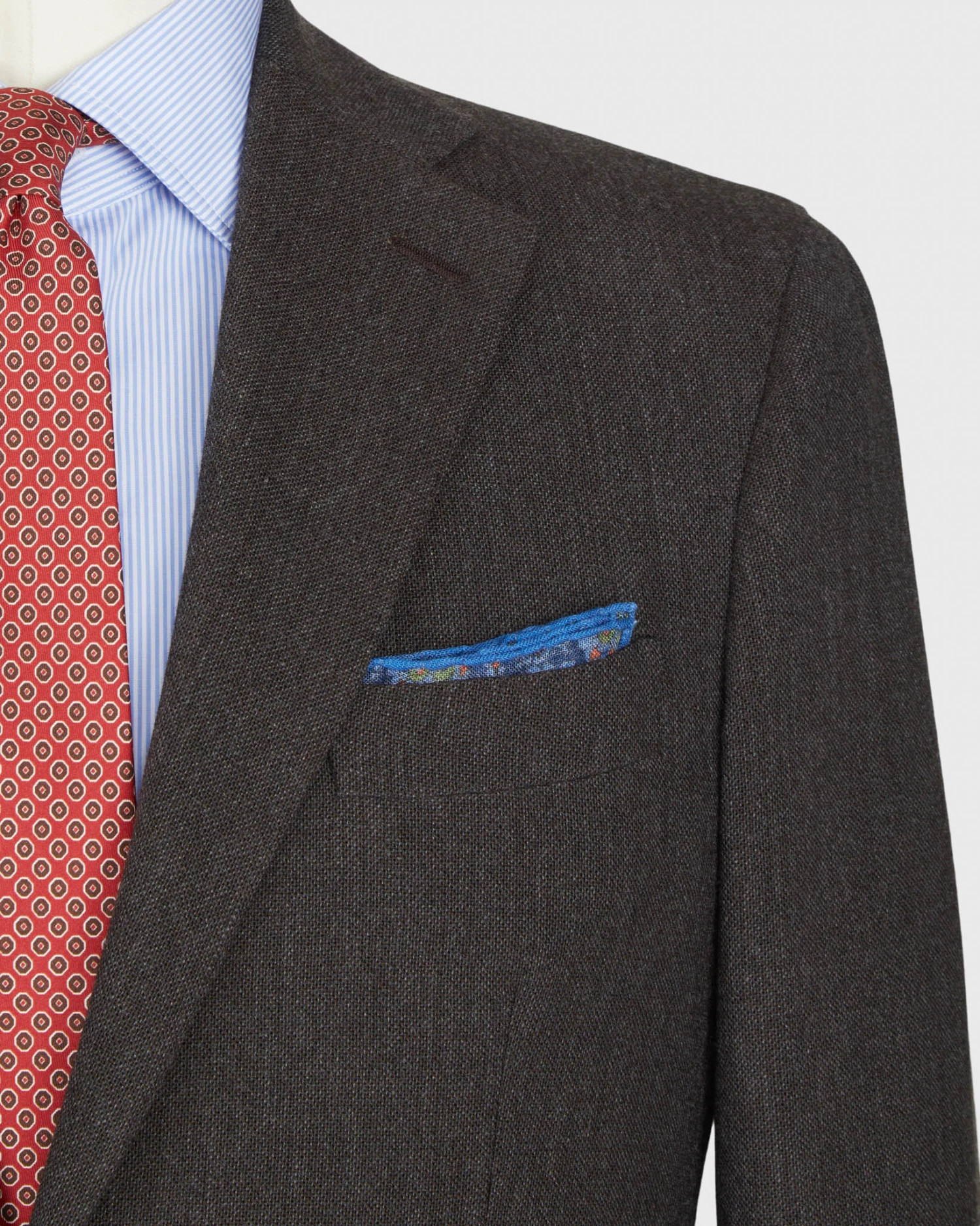 Kincaid No. 3 Jacket In Coffee Wool Hopsack 4 Kincaid No. 3 Jacket In Coffee Wool Hopsack - Image 2