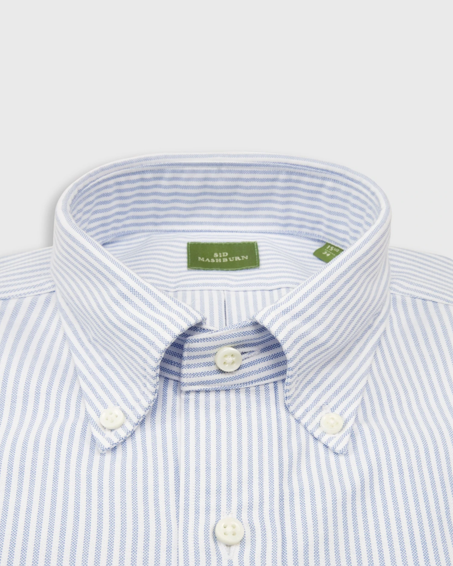 Button-Down Dress Shirt In Blue University Stripe Oxford 4 Button-Down Dress Shirt In Blue University Stripe Oxford - Image 2