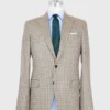 Virgil No. 2 Jacket In Stone/Brown/Forest Check Hopsack 2 Virgil No. 2 Jacket In Stone/Brown/Forest Check Hopsack -Garbiera Sales Store S59534 2