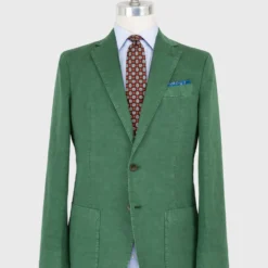 Garment-Dyed Kincaid No. 1 Jacket In Grass Cotolino Twill