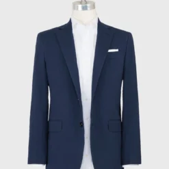 Kincaid No. 2 Jacket In Navy Stretch Seersucker -Garbiera Sales Store S59540 1