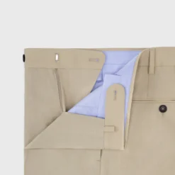 Dress Trouser In Khaki Plainweave -Garbiera Sales Store S59549 3