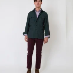 CPO Shirt In Heathered Forest Flannel 13 CPO Shirt In Heathered Forest Flannel -Garbiera Sales Store S63720 6