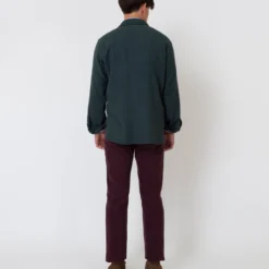 CPO Shirt In Heathered Forest Flannel 12 CPO Shirt In Heathered Forest Flannel -Garbiera Sales Store S63720 7