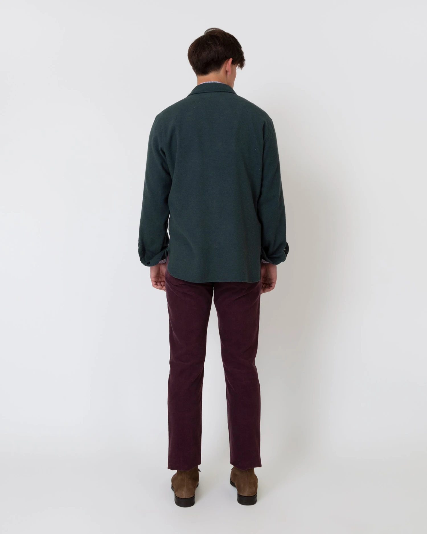 CPO Shirt In Heathered Forest Flannel 7 CPO Shirt In Heathered Forest Flannel - Image 5