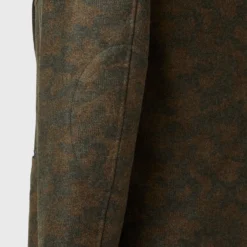 Butcher Jacket In Brown/Olive Camo Flannel -Garbiera Sales Store S63733 153