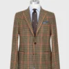 Virgil No. 2 Jacket In Tan/Spruce/Orange Wool Flannel 1 Virgil No. 2 Jacket In Tan/Spruce/Orange Wool Flannel -Garbiera Sales Store S63741 1