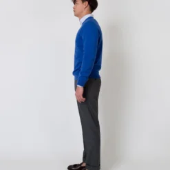 Dress Trouser In Mid-Grey Flannel 12 Dress Trouser In Mid-Grey Flannel -Garbiera Sales Store S63743 3