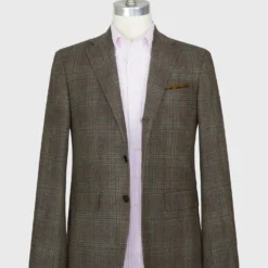 Virgil No. 3 Jacket In Oat/Brown/Red Mix Plaid Brushed Twill 7 Virgil No. 3 Jacket In Oat/Brown/Red Mix Plaid Brushed Twill -Garbiera Sales Store S65641 3