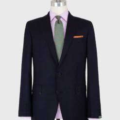 Kincaid No. 4 Jacket In Navy Escorial Wool Twill