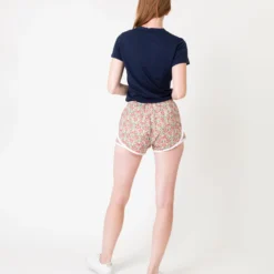 Track Short In Pink/Red Honeysuckle Liberty Fabric 10 Track Short In Pink/Red Honeysuckle Liberty Fabric -Garbiera Sales Store S66236 4