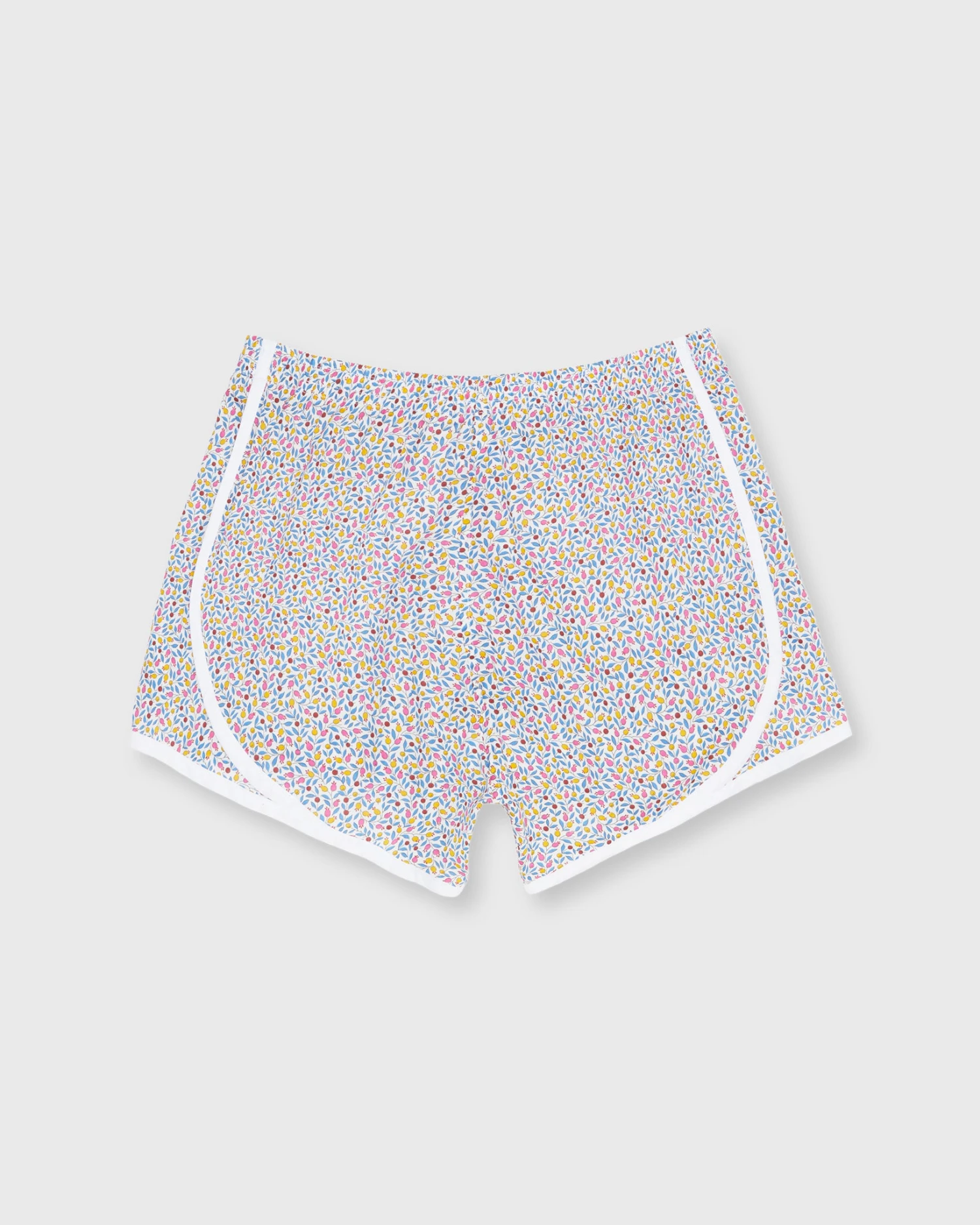 Track Short In Yellow/Red/Blue Floriana Liberty Fabric 3 Track Short In Yellow/Red/Blue Floriana Liberty Fabric