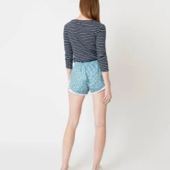 Track Short In Blue/Mint Betsy Berry Liberty Fabric 11 Track Short In Blue/Mint Betsy Berry Liberty Fabric -Garbiera Sales Store S66246 4