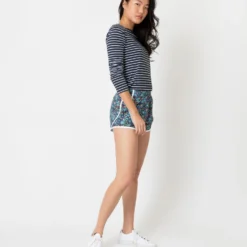 Track Short In Navy Multi Dreams Of Summer Liberty Fabric 10 Track Short In Navy Multi Dreams Of Summer Liberty Fabric -Garbiera Sales Store S66250 3