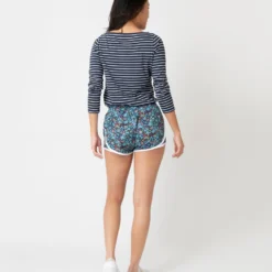Track Short In Navy Multi Dreams Of Summer Liberty Fabric 11 Track Short In Navy Multi Dreams Of Summer Liberty Fabric -Garbiera Sales Store S66250 4