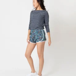 Track Short In Navy Multi Dreams Of Summer Liberty Fabric 12 Track Short In Navy Multi Dreams Of Summer Liberty Fabric -Garbiera Sales Store S66250 5