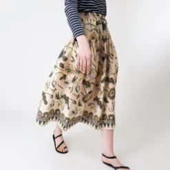 ULLA JOHNSON Ianna Skirt In Lemonbalm 15 ULLA JOHNSON Ianna Skirt In Lemonbalm -Garbiera Sales Store S66467 4