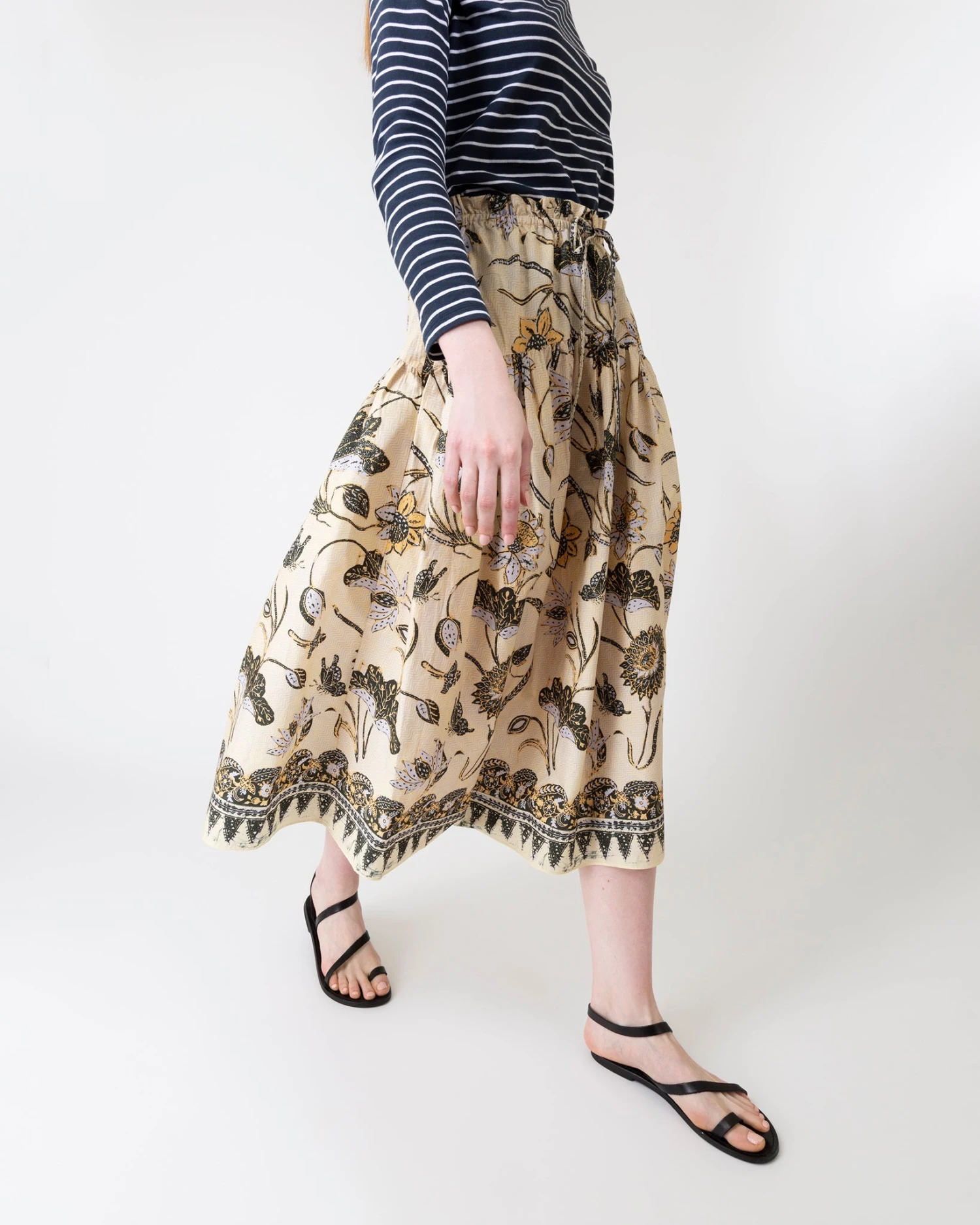 ULLA JOHNSON Ianna Skirt In Lemonbalm 9 ULLA JOHNSON Ianna Skirt In Lemonbalm - Image 7