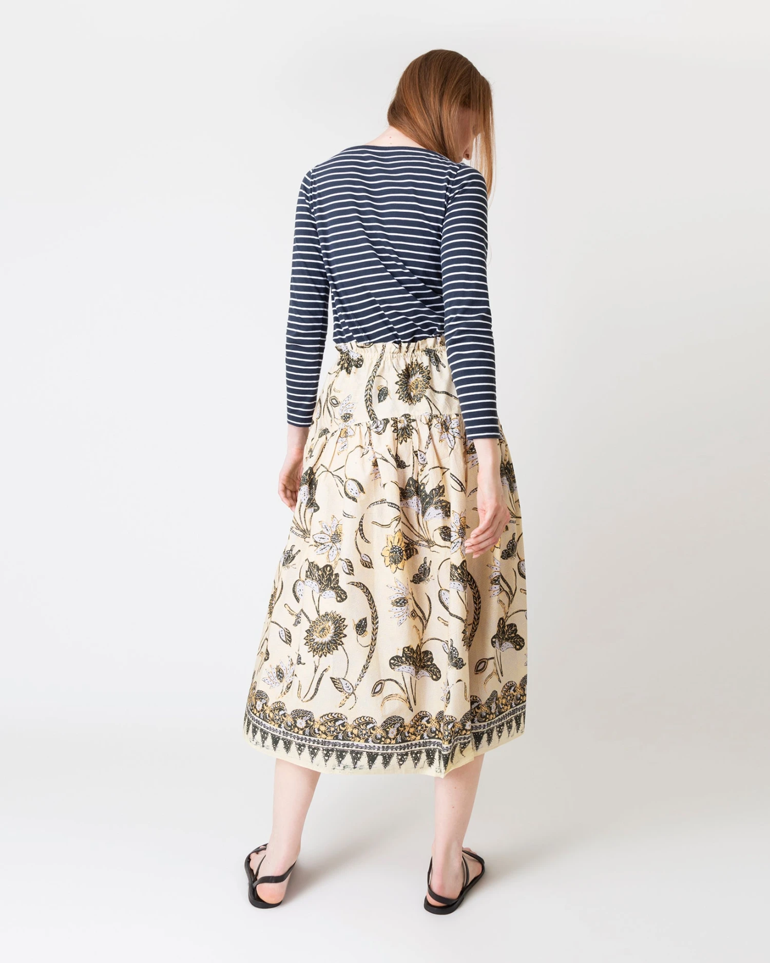 ULLA JOHNSON Ianna Skirt In Lemonbalm 7 ULLA JOHNSON Ianna Skirt In Lemonbalm - Image 5