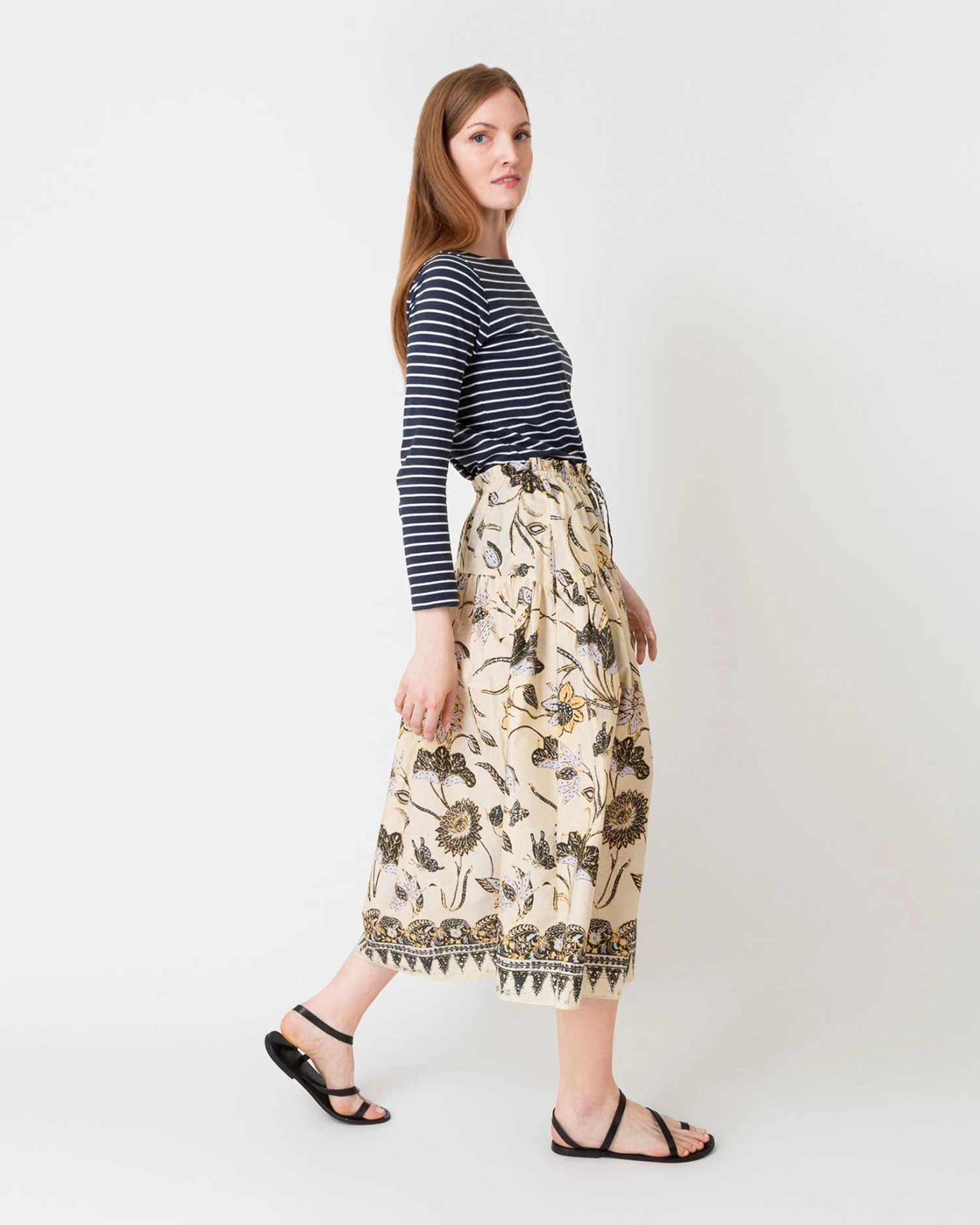 ULLA JOHNSON Ianna Skirt In Lemonbalm 8 ULLA JOHNSON Ianna Skirt In Lemonbalm - Image 6