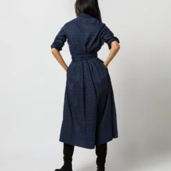 Classic Shirtwaist Dress In Blackwatch Poplin 14 Classic Shirtwaist Dress In Blackwatch Poplin -Garbiera Sales Store S67267 665
