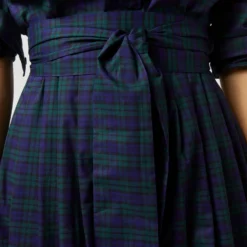 Classic Shirtwaist Dress In Blackwatch Poplin 18 Classic Shirtwaist Dress In Blackwatch Poplin -Garbiera Sales Store S67267 749