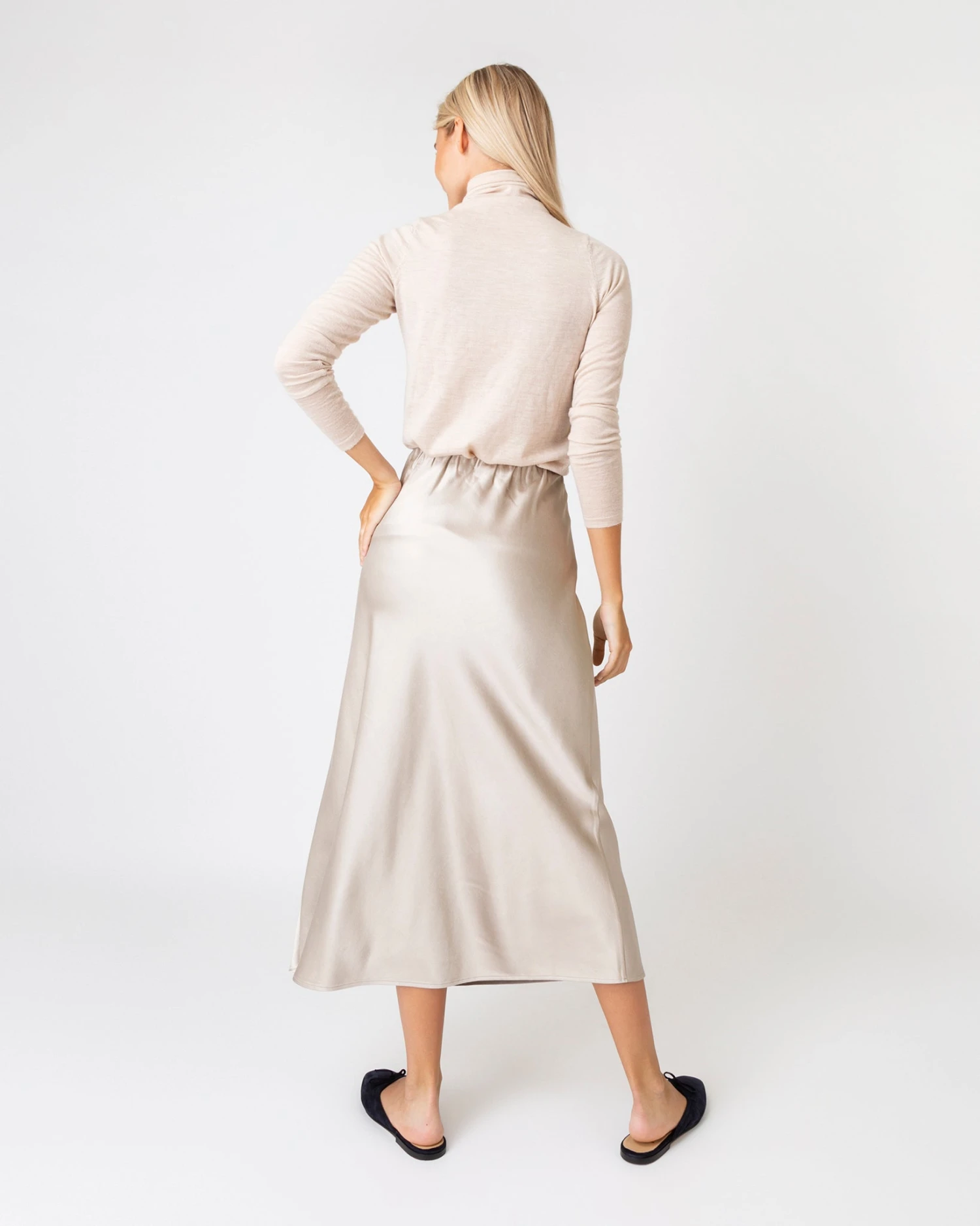 Mare Slip Skirt In Birch Silk 7 Mare Slip Skirt In Birch Silk - Image 5