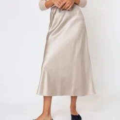 Mare Slip Skirt In Birch Silk 11 Mare Slip Skirt In Birch Silk -Garbiera Sales Store S67278 7
