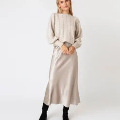 Mare Slip Skirt In Birch Silk 14 Mare Slip Skirt In Birch Silk -Garbiera Sales Store S67278 V2 1