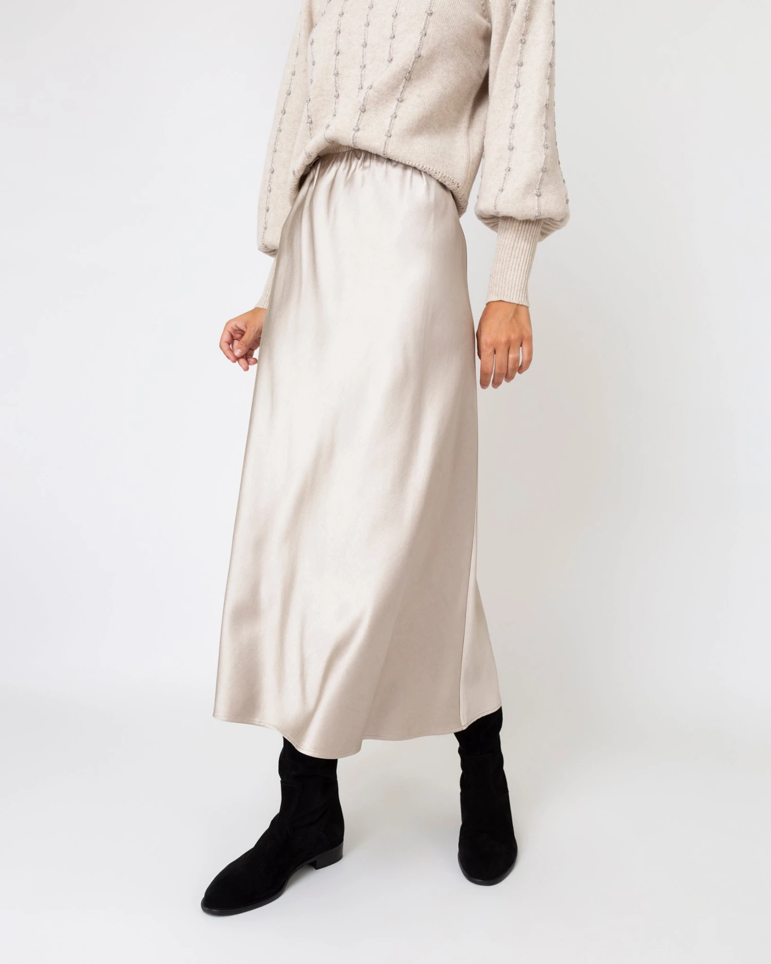 Mare Slip Skirt In Birch Silk 9 Mare Slip Skirt In Birch Silk - Image 7